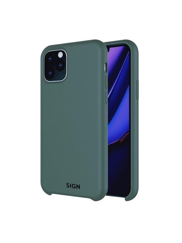 SiGN Liquid Silicone Case for iPhone 12 Mini - Green