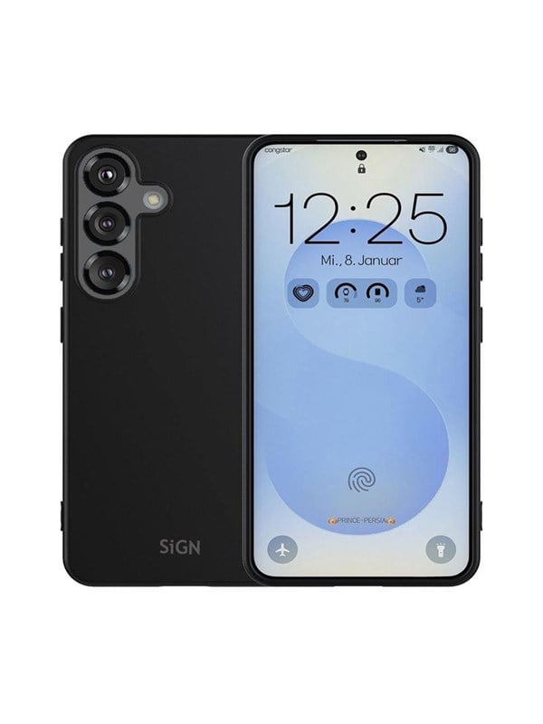 SiGN Liquid Silikone Cover til Samsung Galaxy S25 - Sort