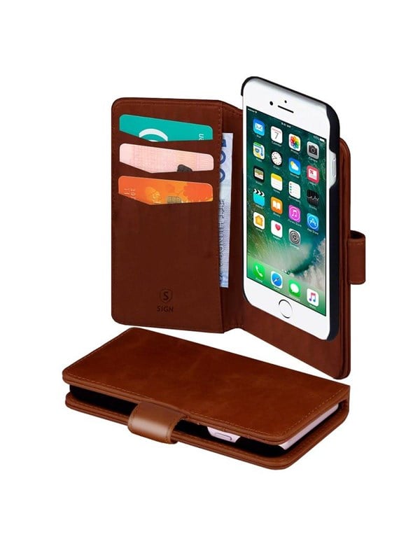 SiGN Cover 2-in-1 for iPhone 6/6S/7/8 Plus - Brown