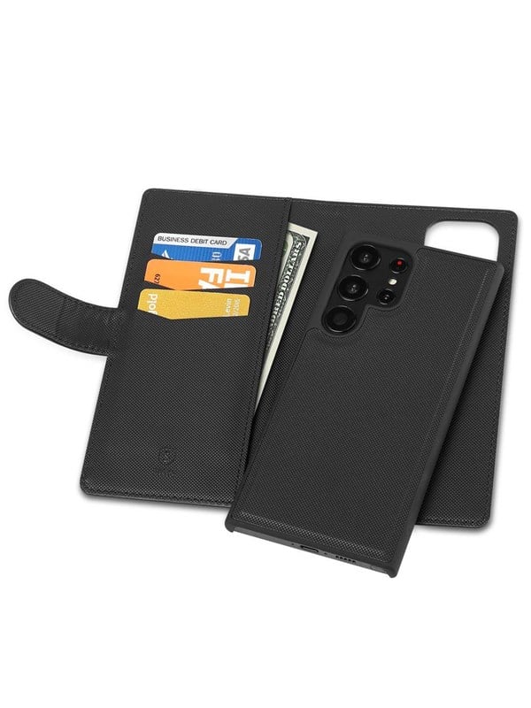 SiGN Wallet Cover 2-in-1 for Samsung Galaxy S26 - Black