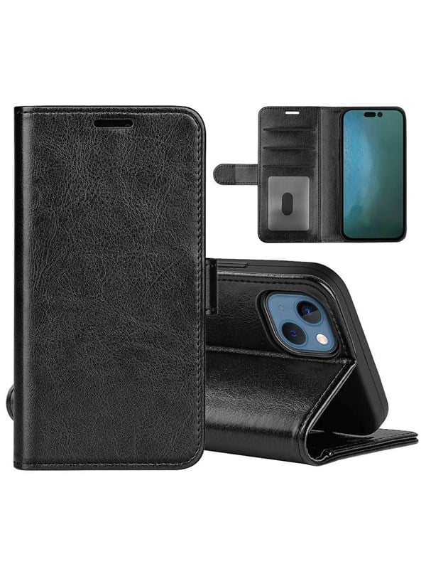 SiGN Wallet Cover for iPhone 15 Plus - Black