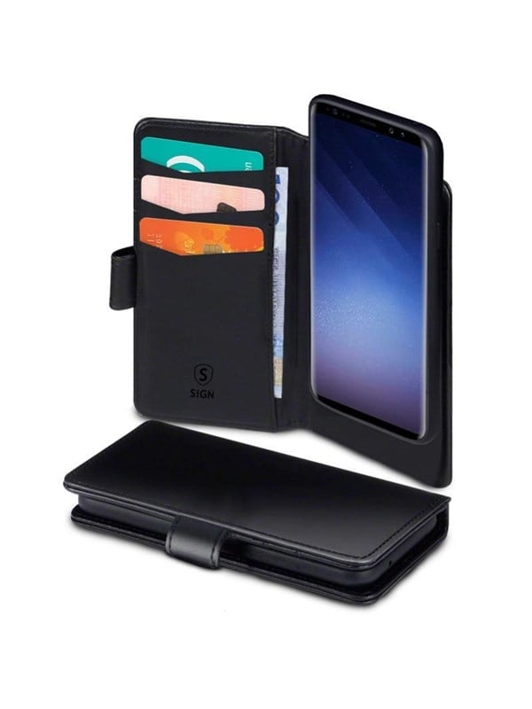 SiGN Wallet Cover for Samsung Galaxy S22 Plus - Black