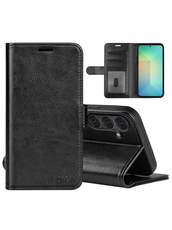SiGN Wallet Cover til Samsung Galaxy S25 - Sort