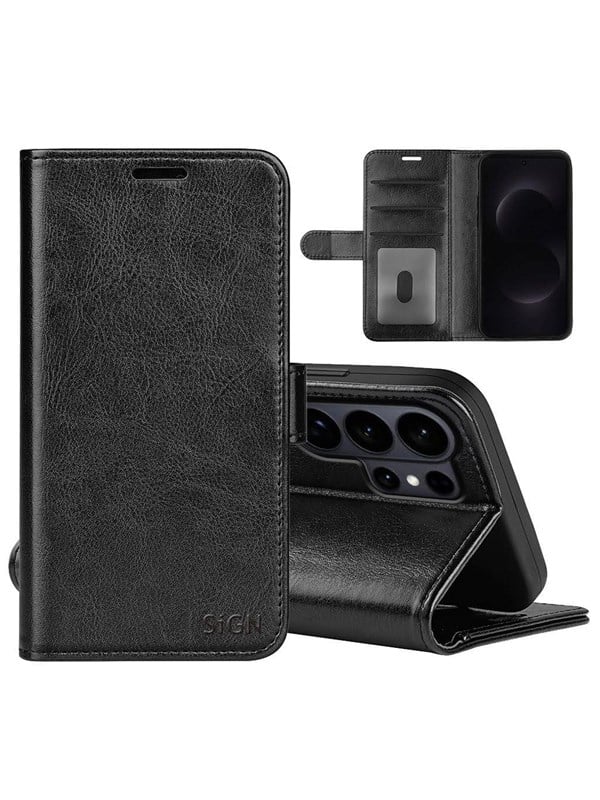SiGN Wallet Cover for Samsung Galaxy S26 Ultra - Black