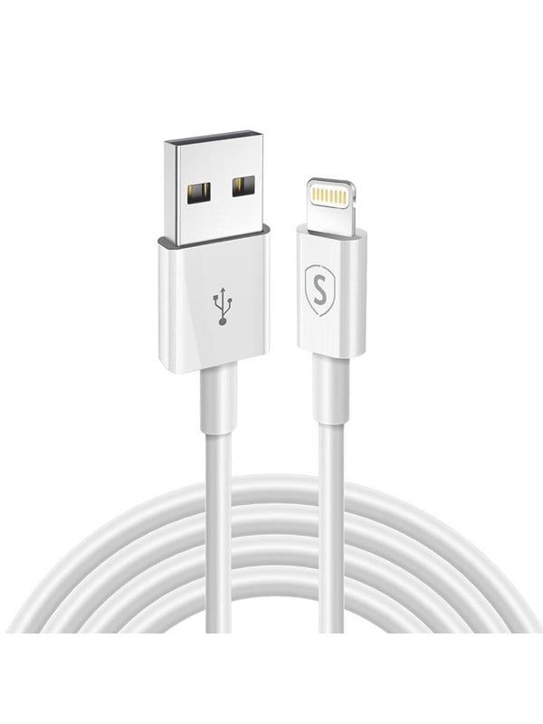 SiGN USB 2.0 cable with Lightning connector 2.1A - 12W - 1m - White