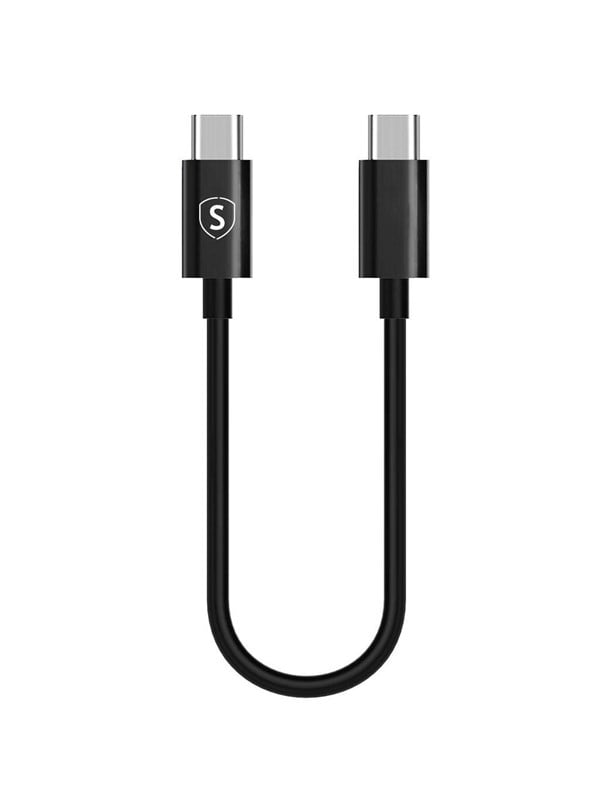 SiGN Fast Charging Cable USB-C to USB-C 60W - 3A - PD - 0.25m - Black