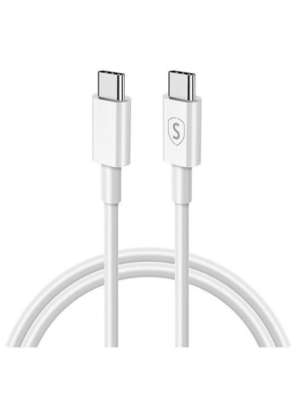 SiGN Fast Charging Cable USB-C to USB-C 60W - 3A - 1m USB-C PD - White