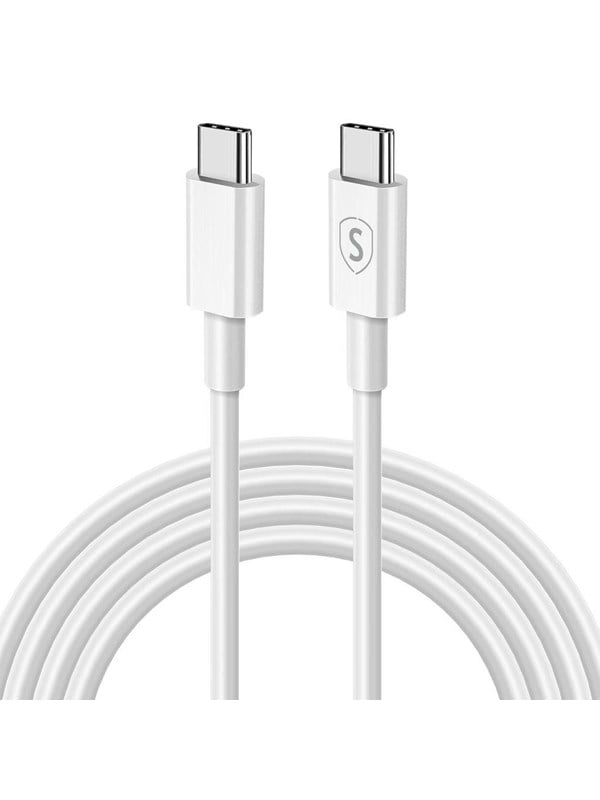 SiGN Fast Charging Cable USB-C to USB-C 60W - 3A - PD - 3m - White