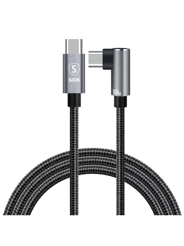 SiGN USB-C to USB-C Cable 2m - 100W - Black