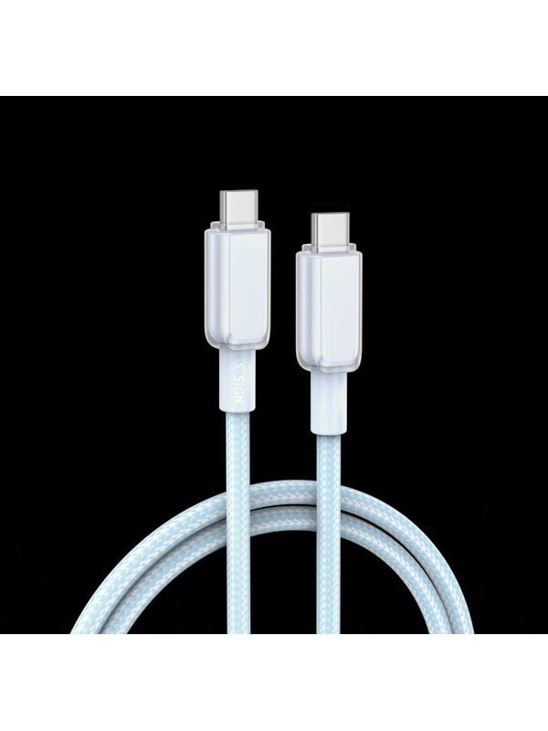 SiGN USB-C to USB-C Cable 60W - 1m - Blue