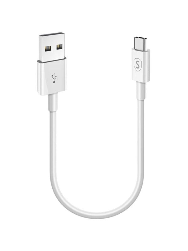 SiGN USB-C Cable for Fast Charging 2.4A - 0.25m - White