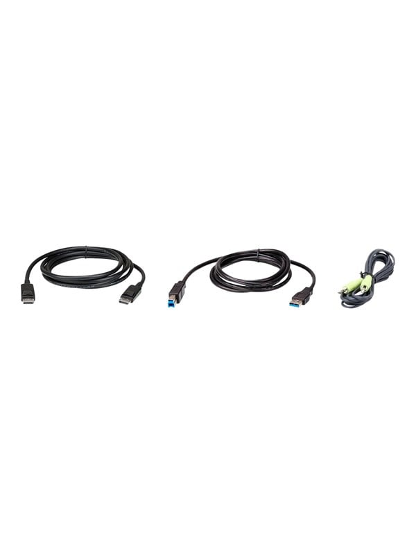 ATEN 2L-7D02UDPX3 - keyboard / video / mouse (KVM) cable kit - 2 m