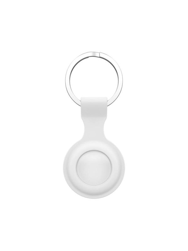 SiGN Apple Airtag Key Ring with Silicone Case - White
