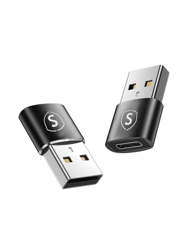 SiGN USB-C to USB-A Adapter - 2-pack