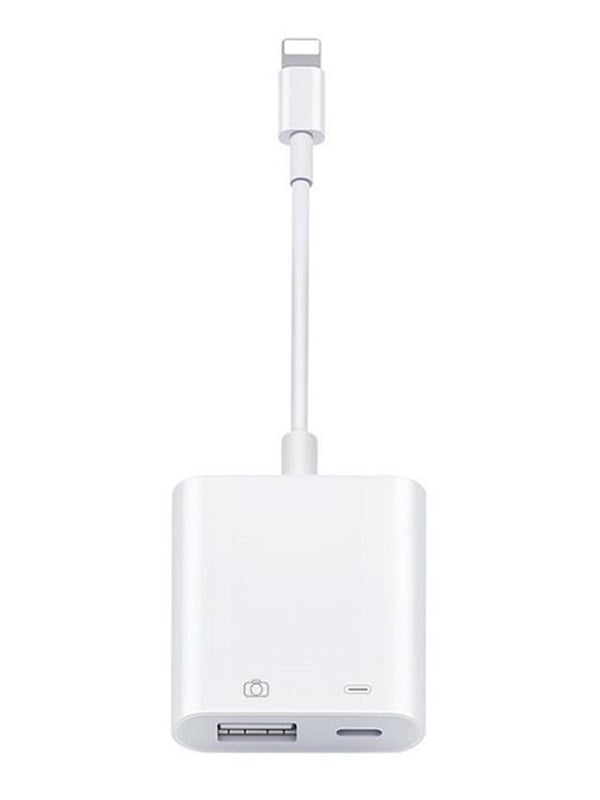 SiGN Lightning & USB Camera Adapter 5V - 1A - White