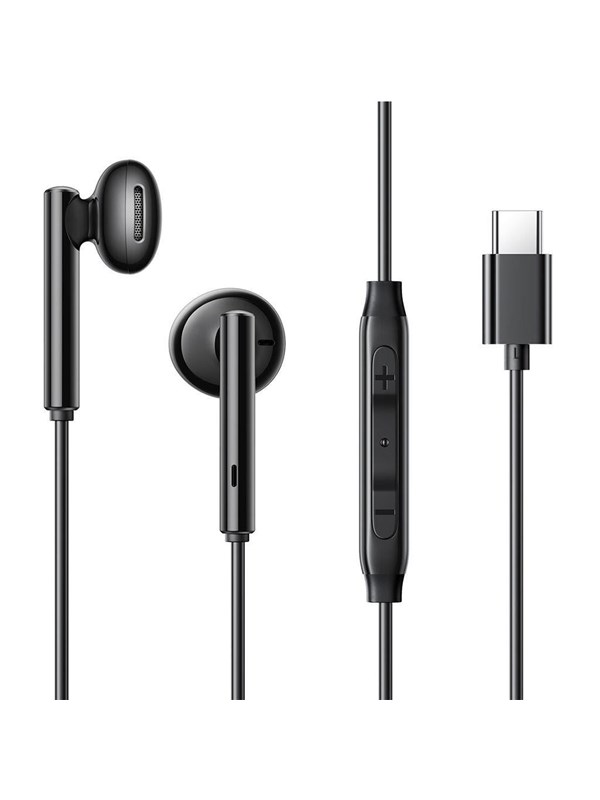 SiGN USB-C Series Half In-Ear Wired Headphones - Black
