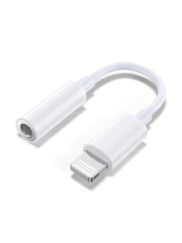 SiGN Lightning to 3.5mm AUX Adapter - White