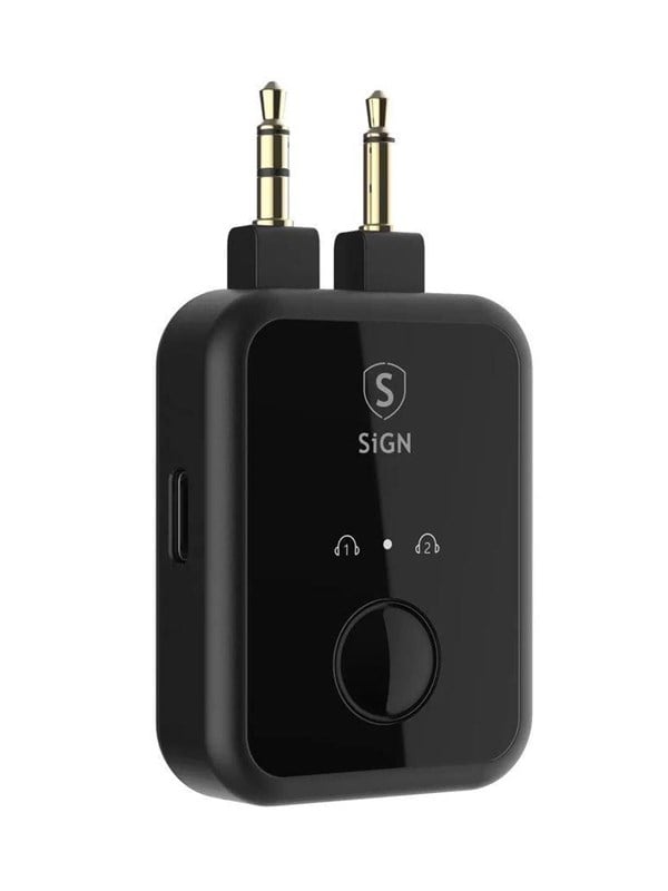 SiGN Airplane Adapter for Wireless Headphones