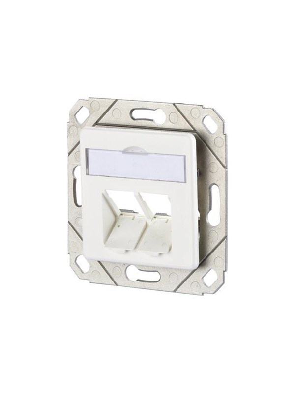 METZ Connect flush mount outlet - trunking installation unequipped
