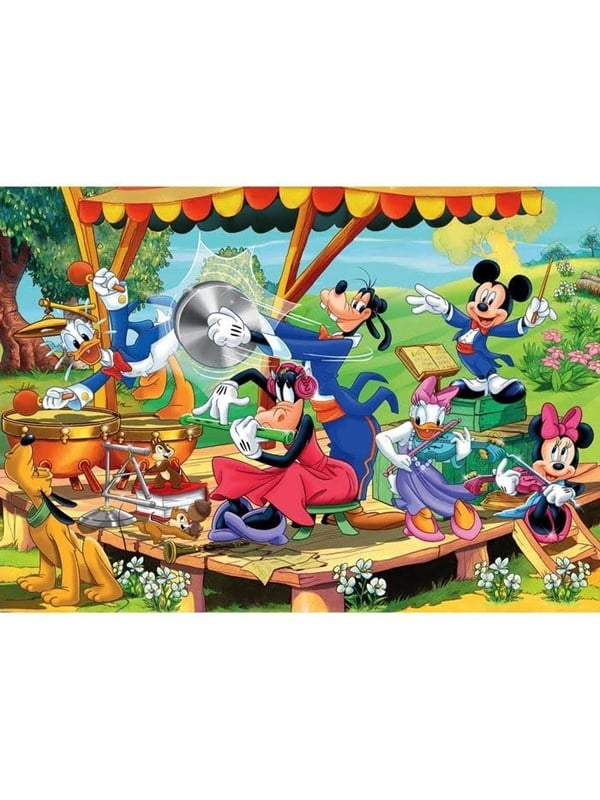 Clementoni Puslespil Mickey og venner, 2x60 brikker