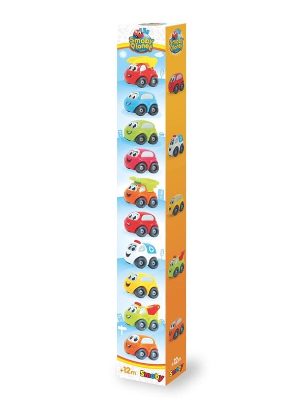 Smoby VP Bubble biler 10stk
