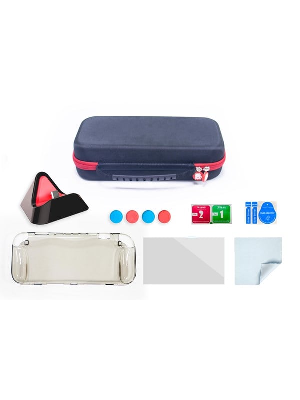 iMP TECH Protect and Charge Pack - Black and Red - Taske - Nintendo Switch 2
