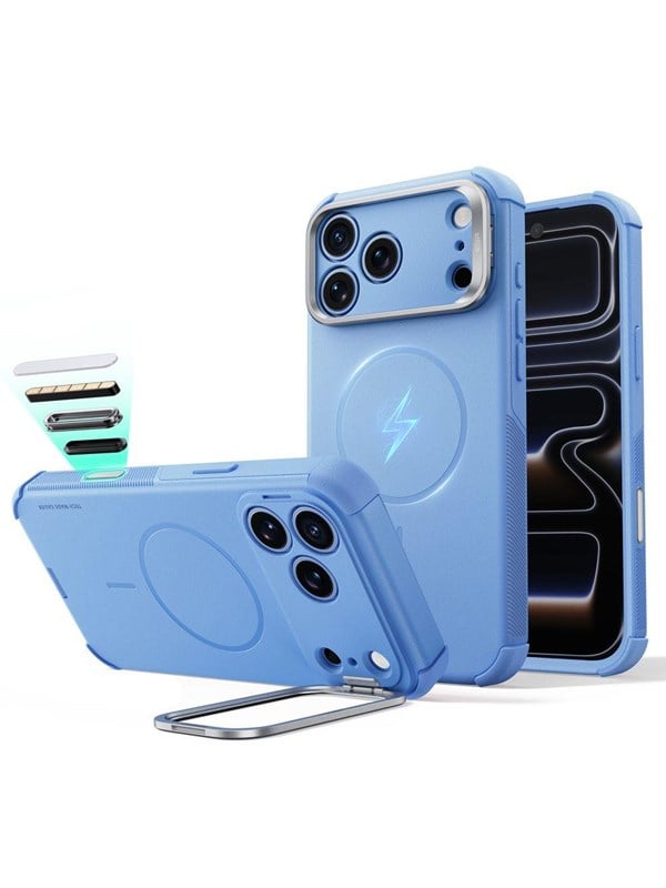 ESR Cyber ​​Tough Kickstand MagSafe Case for iPhone 18 Pro Max / 17 Pro Max - Light Blue