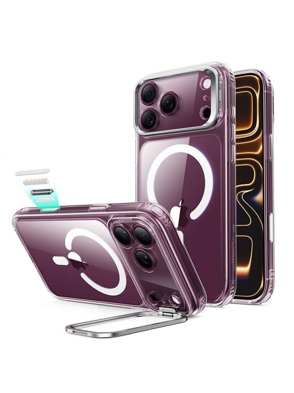 ESR Classic Hybrid Kickstand MagSafe Case for iPhone 18 Pro Max / 17 Pro Max - Clear