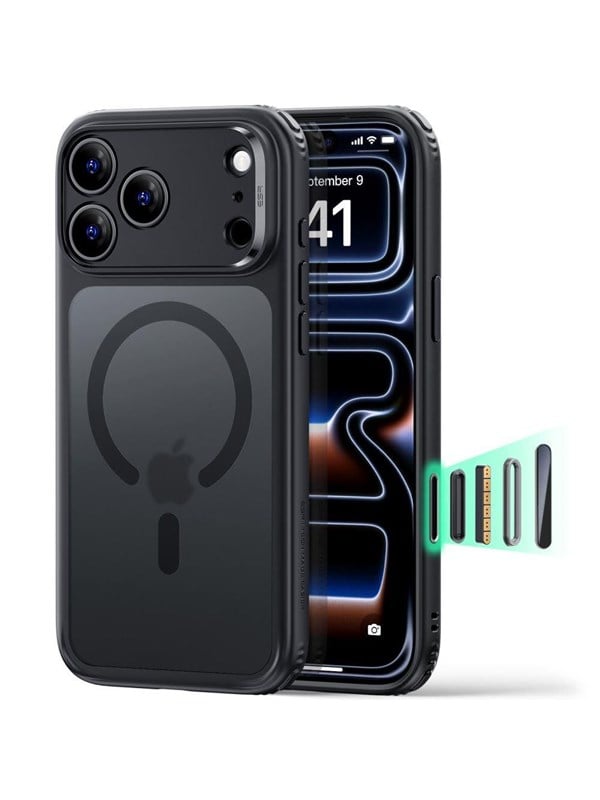 ESR Classic Hybrid MagSafe Case for iPhone 18 Pro / 17 Pro - Black