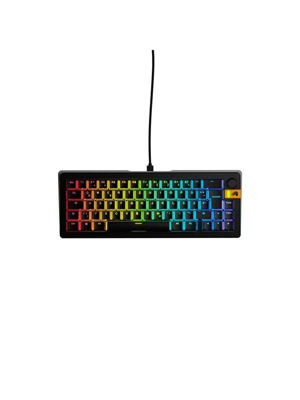 Glorious GMMK 3 HE - forbygget kablet gamingtastatur 65% - sort - DE QWERTZ