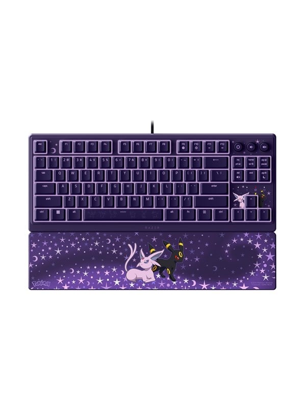 Razer Ornata V3 Tenkeyless RZ03-04882300-RUEA - Espeon & Umbreon Edition tastatur - USB RGB - lilla