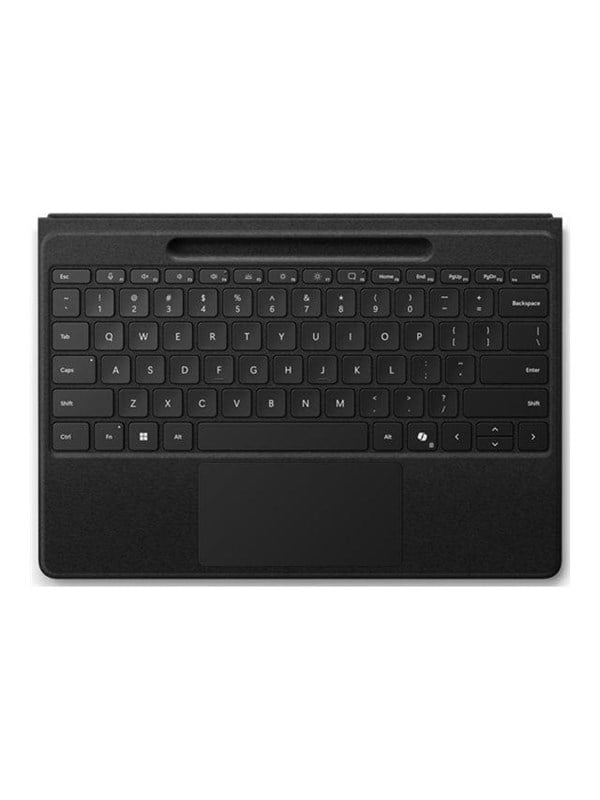 Microsoft Surface Pro Flex Keyboard - keyboard - with touchpad accelerometer Surface Slim Pen 2 storage and charging tray - black Input Device - Tastatur - Sort