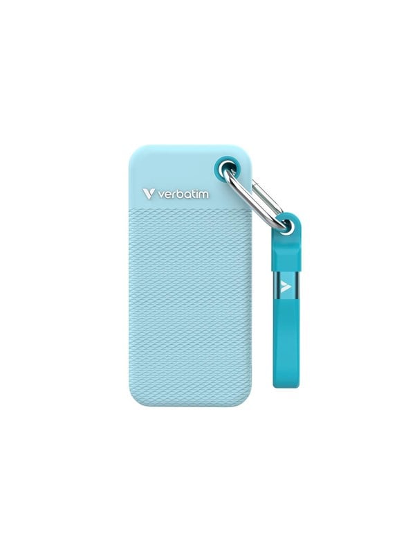 Verbatim Pocket SSD - 256GB - USB 3.2 Gen 2 - External - Blå