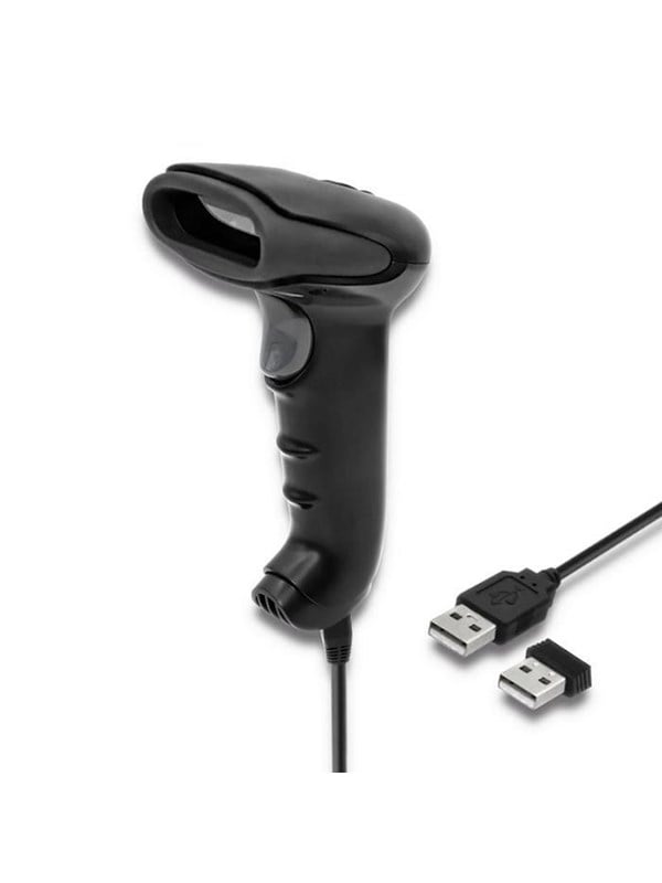 Qoltec 50868 håndholdt stregkodescanner - 1D/2D laser - USB - Trådløs