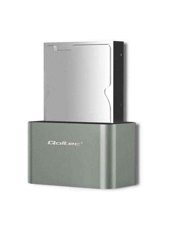 Qoltec HDD dockingstation 50315 - 1-bay SATA - USB 3.2 Gen 1 - 2.5/3.5"