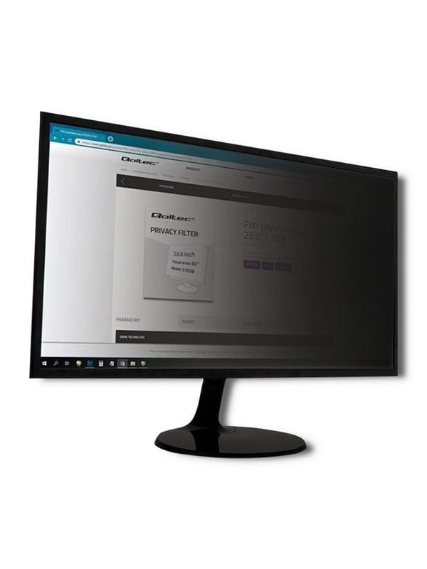 Qoltec Skærm privatlivsfilter 51055 - 21.5" 16:9 uden ramme