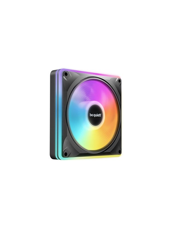 be quiet! Light Wings Pro IO - Kabinet køler - 120mm - Sort med RGB LED lys - 34 dBA
