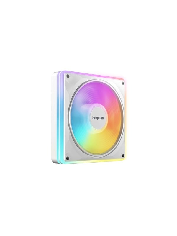 be quiet! Light Wings Pro IO - Kabinet køler - 120mm - Hvid med RGB LED lys - 34 dBA