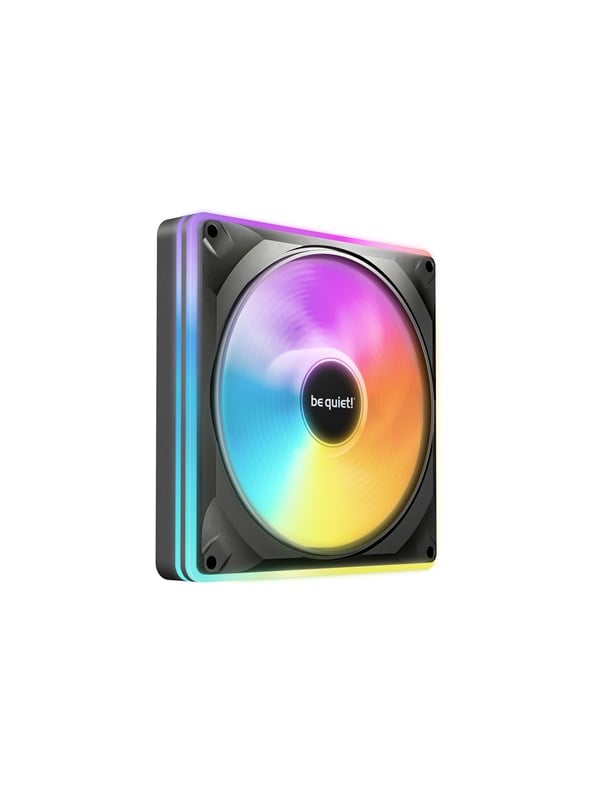 be quiet! Light Wings Pro IO - Kabinet køler - 140mm - Sort med RGB LED lys - 33 dBA