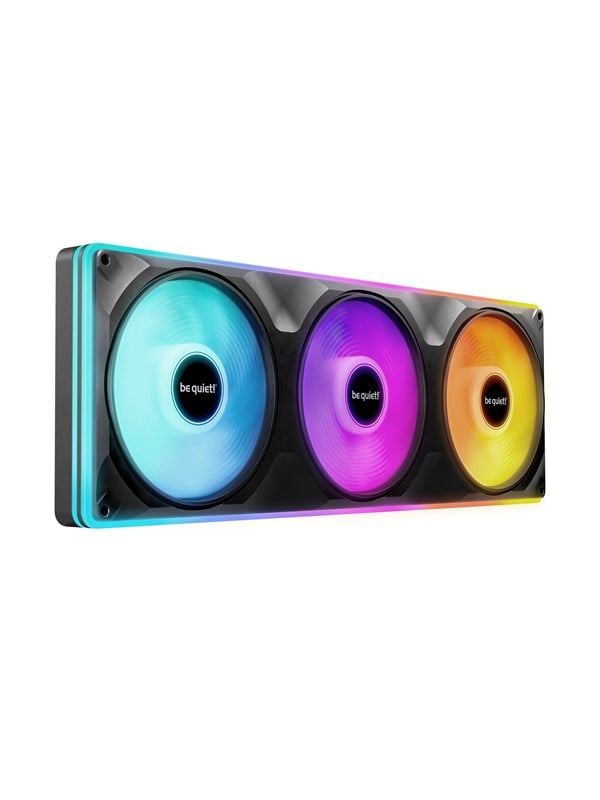 be quiet! Light Wings Pro IO Reverse - Kabinet køler - 360mm - Sort med RGB LED lys - 29 dBA