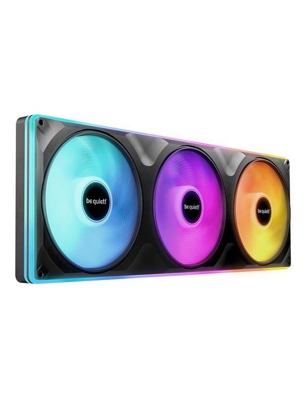be quiet! Light Wings Pro IO Reverse - Kabinet køler - 420mm - Sort med RGB LED lys - 31 dBA
