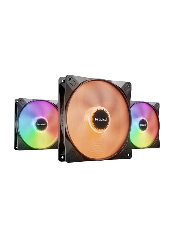 be quiet! Light Wings LX PWM Reverse 140mm - Kabinet køler - 140mm - Sort med RGB LED lys - 25 dBA