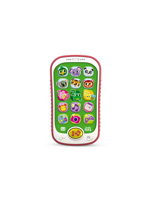 Kids Hits Legetøjs-smartphone med lys - Zoo