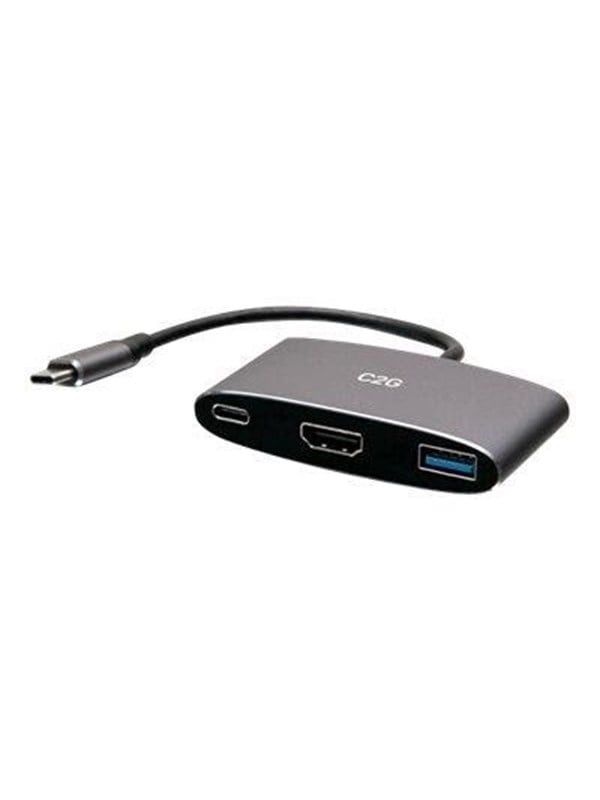 C2G USB C Docking Station with 4K HDMI USB and USB C - Power Delivery up to 100W - docking station - USB-C / Thunderbolt 3 - HDMI