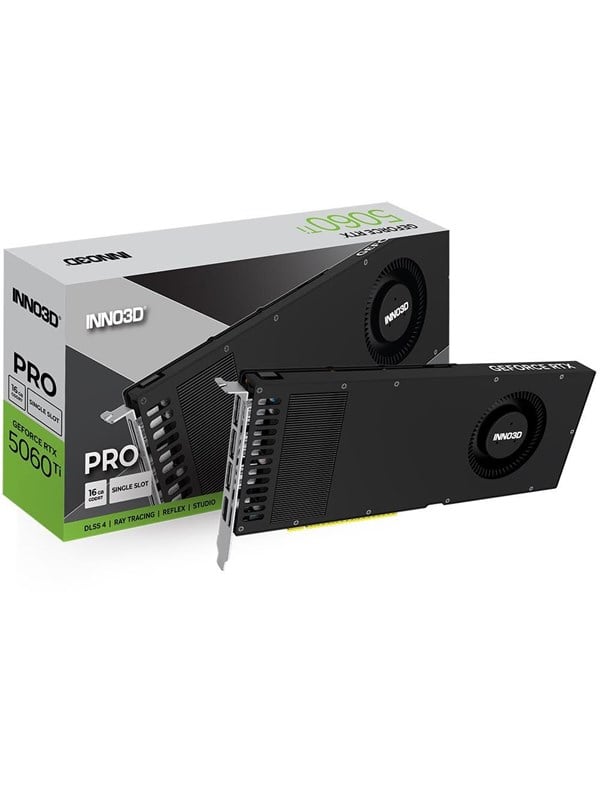 Inno3D GeForce RTX 5060 Ti PRO Single Slot - 16GB GDDR7 RAM - Grafikkort