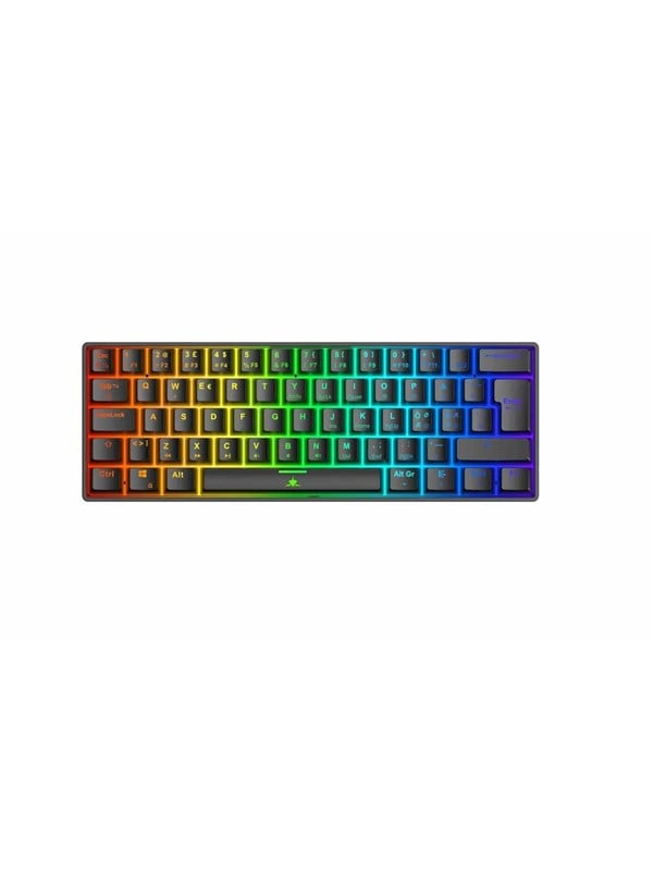 White Shark SHINOBI-2 Wired Mechanical - Gaming Tastatur - Uden Numpad - Nordisk - Sort