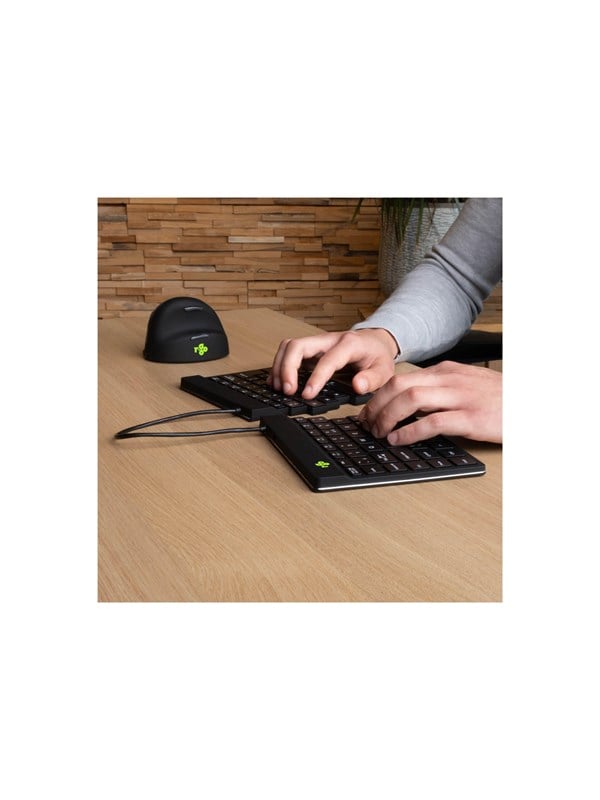 R-Go Tools R-Go Ergonomic Keyboard Split break - Tastatur - Engelsk - UK - Sort