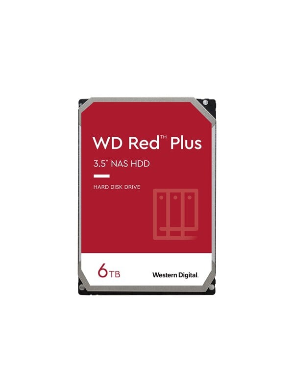 WD Red Plus BC9V0060HH1-WRSN - hard drive - 6 TB - SATA 6Gb/s - 6TB - Harddisk - WDBC9V0060HH1-WRSN - SATA-600 - 3.5"