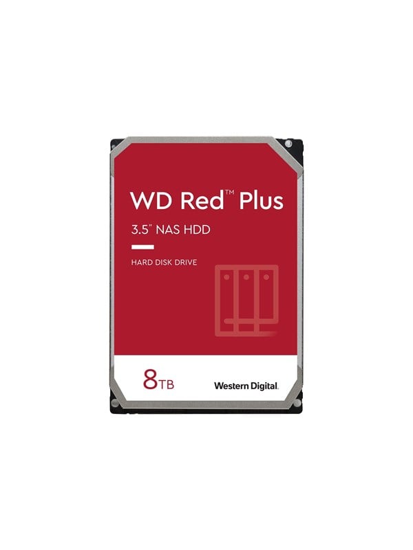 WD Red Plus BC9V0080HH1-WRSN - hard drive - 8 TB - SATA 6Gb/s - 8TB - Harddisk - WDBC9V0080HH1-WRSN - SATA-600 - 3.5"