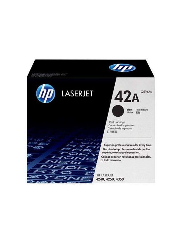 HP HP 42A Tonerkassette sort Q5942A Modsvarer: N/A